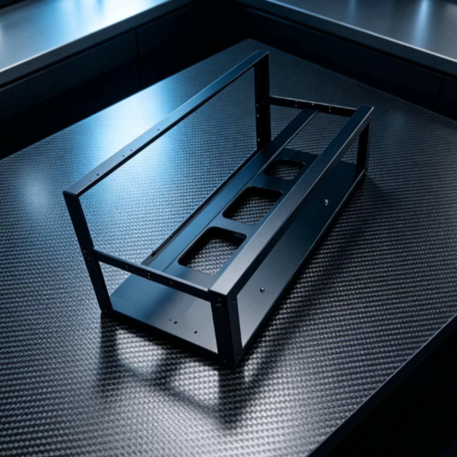 Estructura de acero laminado e - Gpu Mining Rig Frame 8 Gpu reseña y precio