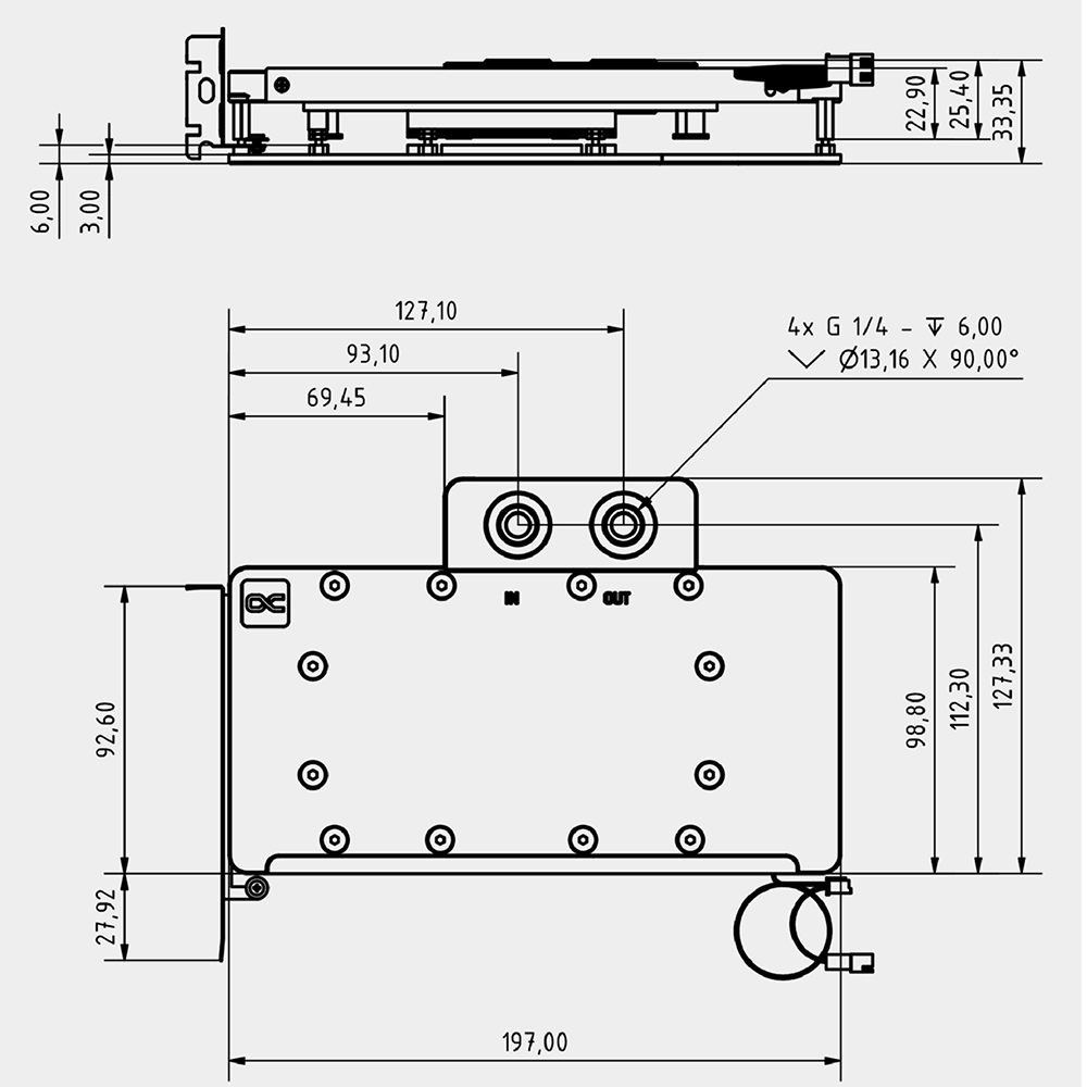Bloque de refrigeración líquid - Rtx 4090 Water Block reseña y precio