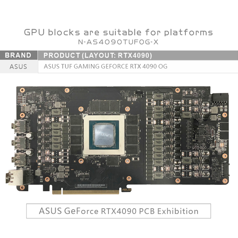 Bloque de GPU Bykski para Tarj - Rtx 4090 Water Block reseña y precio